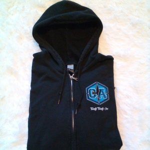 Vintage Gildan Zip up Sweater